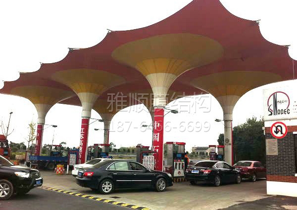 膜結構加油站加氣站